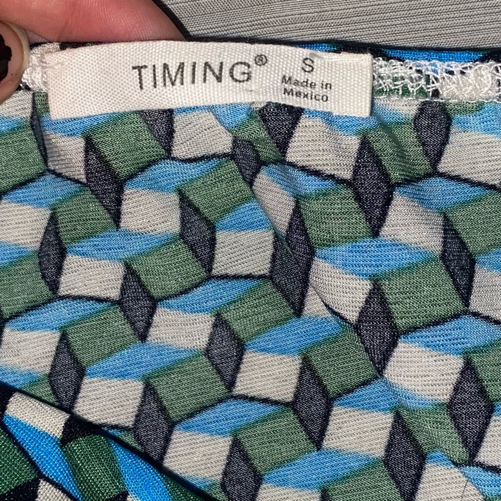 NWT Timing , Printed Halter Top, Super cute! - Picture 3 of 3